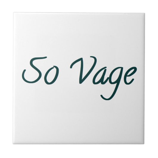 Z'n gezicht tegeltje (Voorkant)