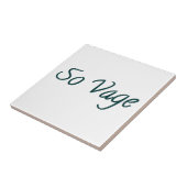 Z'n gezicht tegeltje (Zijkant)