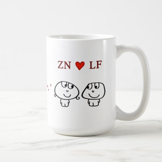 "ZN hart LF" Koffiemok (Rechts)