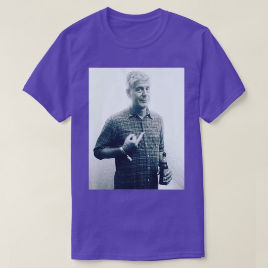 Z'n middenvinger tonen t-shirt (Design voorkant)