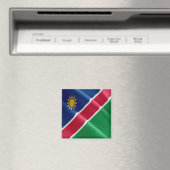 zNA002 NAMIBIA, Waving Flag, Afrika, Fridge Magneet (Insitu (Vaatwasser))