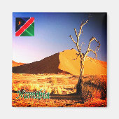 zNA004 NAMIBIA woestijn, Afrika, Fridge Magneet (Voorkant)