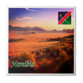 zNA005 NAMIBIË, Afrika, Tegeltje (Voorkant)