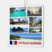 zNC003 NEW CALEDONIA, mozaïek, Oceanië, Keramisch Ornament (Links)