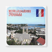zNC004 NOUMEA, NIEUW-CALEDONIË, Oceanië, Fridge Ma Magneet (Voorkant)