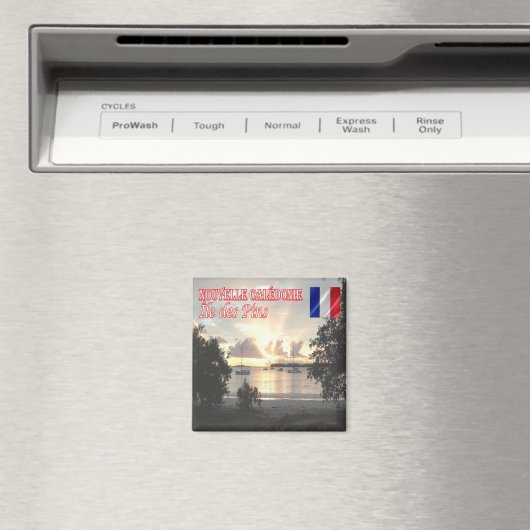 zNC011 ILE DES PINS Sunset, NEW CALEDONIA, Fridge Magneet (Insitu (Vaatwasser))