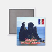 ZNC012 HIENGHENE, Nieuw-Caledonië, Oceania Fridge Magneet (Voorkant / Achterkant)