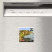 zNE004 NIAMEY Panorama, NIGER, Afrika, Fridge Magneet (Insitu (Vaatwasser))