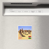 zNE007 NIGER, Oasis Bilma, Afrika, Fridge Magneet (Insitu (Vaatwasser))