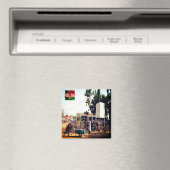 zNE009 NIGER, Place Djibo Bakary Walraven, Fridge Magneet (Insitu (Vaatwasser))