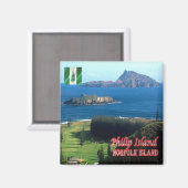 zNF009 PHILIP ISLAND, NORFOLK, Oceanië, Fridge Magneet (Voorkant / Achterkant)