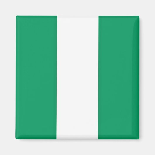 zNG001 NIGERIA, Waving Flag, Afrika, Fridge Magneet (Voorkant)