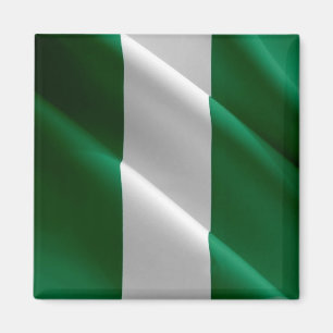 zNG002 NIGERIA, Waving Flag, Afrika, Fridge Magneet