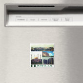 zNG005 ABUJA, Mozaïek, Nigeria, Afrika, Fridge Magneet (Insitu (Vaatwasser))