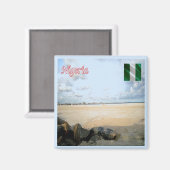 zNG006 NIGERIA, Eko Atlantic City, Afrika, Fridge Magneet (Voorkant / Achterkant)