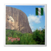 zNG010 NIGERIA, Zumarock, Afrika, Tegeltje (Voorkant)