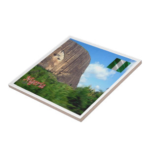 zNG010 NIGERIA, Zumarock, Afrika, Tegeltje
