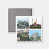 zNG012 NIGERIA, Mozaïek, Afrika, Fridge Magneet (Voorkant / Achterkant)