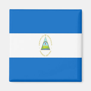 zNI001 NICARAGUA, Vlag, Amerika, Fridge Magneet
