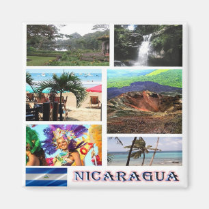 zNI003 NICARAGUA, Mosaic, Amerika, Fridge Magneet