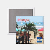 zNI008 NICARAGUA, San Juan del Sur, Amerika, Fridg Magneet (Voorkant / Achterkant)