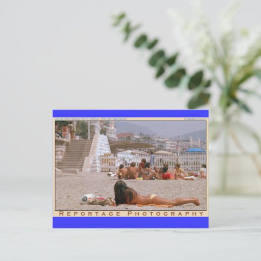 ZNICEGoldBikini Briefkaart (Staand voorkant)