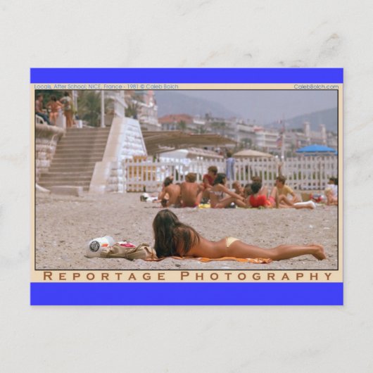 ZNICEGoldBikini Briefkaart (Voorkant)