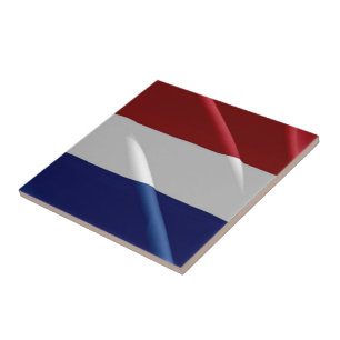 zNL002 NEDERLANDSE vlag die wappert, Nederland, Ho Tegeltje