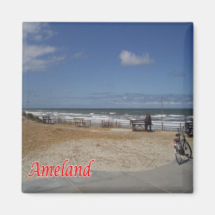 zNL016 AMELAND, Frisian Islands, Holland, Fridge Magneet