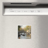 zNL017 AMSTERDAM bevaarbaar kanaal, Fridge Magnet (Insitu (Vaatwasser))