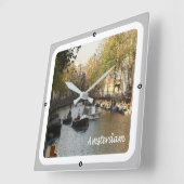 zNL017 AMSTERDAM bevaarbaar kanaal, Vierkante Klok (Hoek)