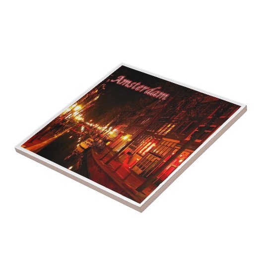 zNL020 AMSTERDAM landschapsnacht, Europa, Tegeltje (Zijkant)