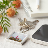 zNL023 TEXEL LIGHTHOUSE Frisian Islands, Sleutelhanger (Zijkant)