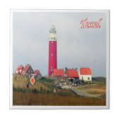 zNL023 TEXEL LIGHTHOUSE Frisian Islands, Tegeltje (Voorkant)