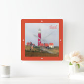 zNL023 TEXEL LIGHTHOUSE Frisian Islands, Vierkante Klok (Huis)
