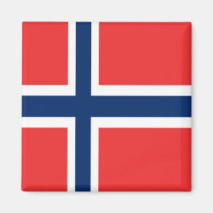 zNO001 NOORSE VLAG, Noorwegen, Fridge Magneet