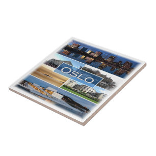 zNO006 OSLO, Noorwegen, Europa, Tegeltje