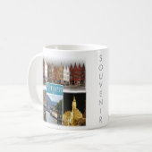 zNO009 BERGEN, Noorwegen, Europa, Koffiemok (Voorkant links)