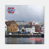 zNO010 STAVANGER, Noorwegen, Europa, Fridge Magneet (Voorkant)