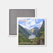 zNO019 GEIRANGERFJORD, Noorwegen, Europa, Fridge Magneet (Voorkant / Achterkant)