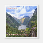 zNO019 GEIRANGERFJORD, Noorwegen, Europa, Fridge Magneet (Voorkant)