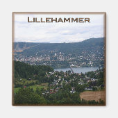 zNO023 LILLEHAMMER, Noorwegen, Europa, Fridge Magneet (Voorkant)