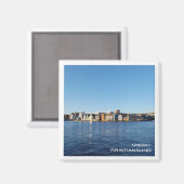 zNO025 KRISTIANSUND, Noorwegen, Europa, Fridge Magneet (Voorkant / Achterkant)
