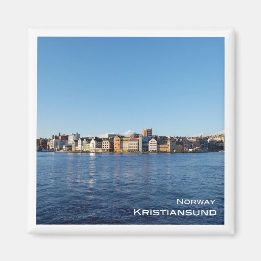zNO025 KRISTIANSUND, Noorwegen, Europa, Fridge Magneet (Voorkant)