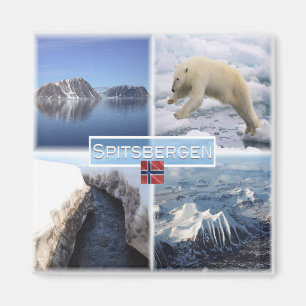 zNO029 SPITSBERGEN, Noorwegen, Europa, Fridge Magneet