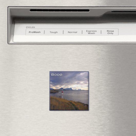 zNO030 BODØ, Noorwegen, Europa, Fridge Magneet (Insitu (Vaatwasser))