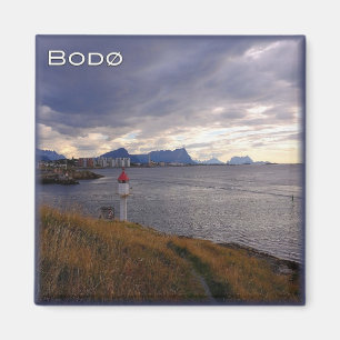 zNO030 BODØ, Noorwegen, Europa, Fridge Magneet