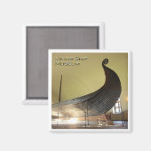 zNO031 VIKING SHIP MUSEUM, Noorwegen, Europa, Frid Magneet (Voorkant / Achterkant)