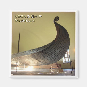 zNO031 VIKING SHIP MUSEUM, Noorwegen, Europa, Frid Magneet
