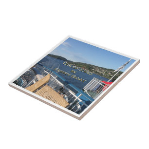 zNO057 OSLOFJORD, veerboot Oslo Kopenhagen, Tegeltje